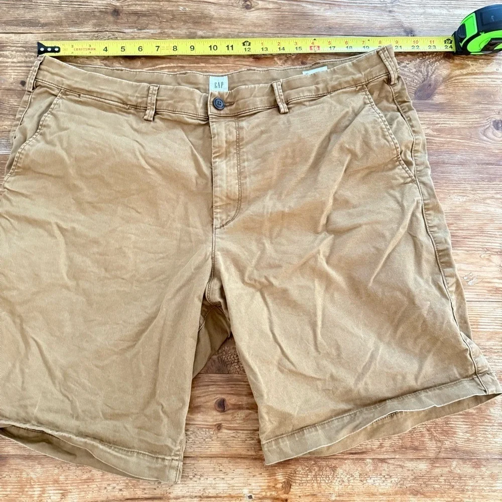 GAP Essential Khaki Brown 5 Pocket Flat‎ Front 10